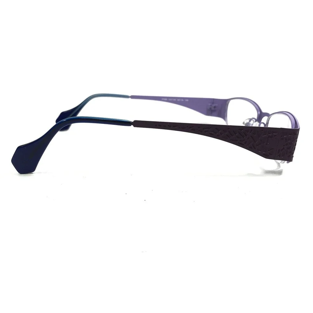 Iyoko-Inyake Eyeglasses Frames IY580 Col. 144 Purple Rectangular 52-18-140